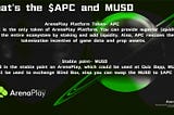 ArenaPlay —Platform Token $APC & Stable Point MUSD