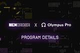 The Olympus Pro Bonding Program is Live