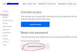 Resetting the ‘root’ password of your VM on Digital Ocean