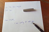 Get writing!