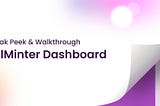 SolMinter Dashboard: Sneak Peek & Walkthrough