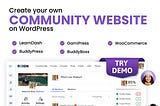 Creating a team-building online community website