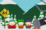 Animation principles in South Park