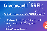 Giveaway! $RFI