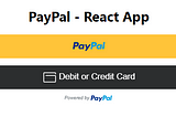 Integrating PayPal as a payment gateway for your React app