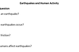 Final Project — Earthquakes at School Experiment
