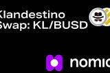 Nomics & Klandestino
 
Nomics, is a cryptocurrency data and analytics firm backed by Coinbase…