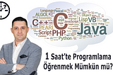 1 saat’te herhangi bir programlama dilini öğrenmek/öğretmek gerçekçi mi?