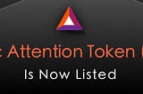 Basic Attention token $BAT is now listed!