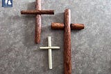 Wooden crosses made from maple, oak, and pine from the Upper Peninsula of Michigan.