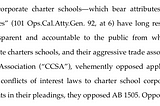 Major victory over a corporate charter school chain and their trade association