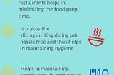 Advantages Of Using Food Preparation Equipments In Restaurants -Scales&Slicers