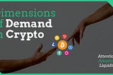 Dimensions of Demand in Crypto