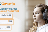 GoTrancsript — freelance audio transcription job site, remote jobs, work from home