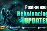 Post-season Rebalancing Updates