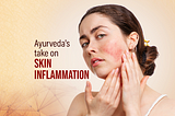 The imageshows the inflammation on face