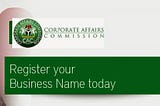 Register a business name in Nigeria