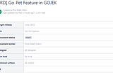 Go-Pet Feature in GO-JEK