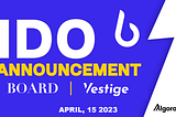 Announcing IDO Launch of BRD on Vestige Launchpad