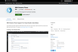 Extension’s entry in Visual Studio Marketplace.