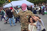 Palestine Resistance in action in Brussels