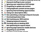 27 SEO Mistakes to Avoid for Better Rankings