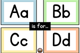 A New Rendition To Your ABC(D)s