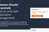 AWS Elastic Beanstalk for faster application deployment