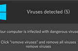 Analyzing and Cleaning the “Your computer is infected with dangerous viruses” Adware