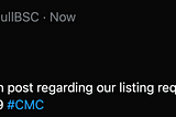 Our listing on CMC may come out at any time. 🔥🔥
