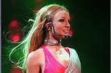 Britney Spears in concert at Jones Beach Theater at Long Island. (2000)