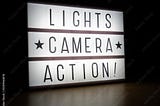 Krudanta 004 -Lights Camera Action.. Tech words in Cinema Station