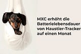 MXC erhöht die Batterielebensdauer von Haustier-Trackern auf einen Monat