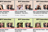 All May BYV Interviews Are Available To YOU!