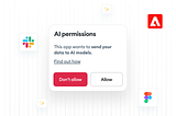 AI permissions in an app