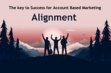 Alignment between teams makes your ABM program achieve heights.