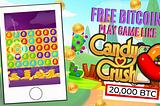 Earn REAL Bitcoin playing game like Candy crush