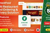 StackFood Nulled v7.5 — Multi Restaurant Food Delivery App with Laravel Admin and Restaurant Panel