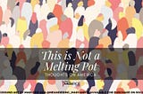 America is Not a Melting Pot