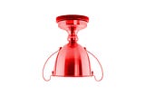 Red upside trophy with two handles in red hue for mhood mind