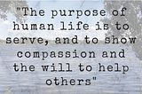 What It Means To Be Human: Compassion