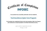 Infosec Cyber Core Program Certification