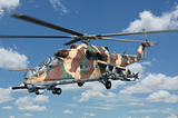 3D Asset Pack: Low Poly MI-24 Helicopter