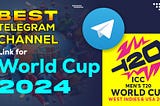 ICC Mens T20 World Cup 2024 Best Telegram Channels for Cricket Match Prediction