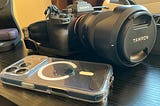 iPhone 17 Pro and Sony (photo by author)