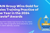 RAIN Group Wins Gold for Sales Training Practice of the Year in the 2024 Stevie® Awards