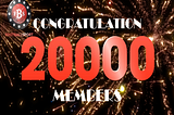 🎉🎉 Congratulations to the FootBallSport community on reaching the new record — 20,000 members. 💯