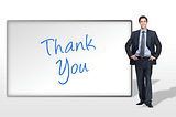 Delete the “Thank you!” slide — how to end your presentation