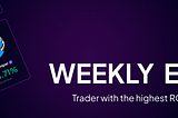 See who led the way last week!