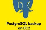 PostgreSQL EC2 Backup